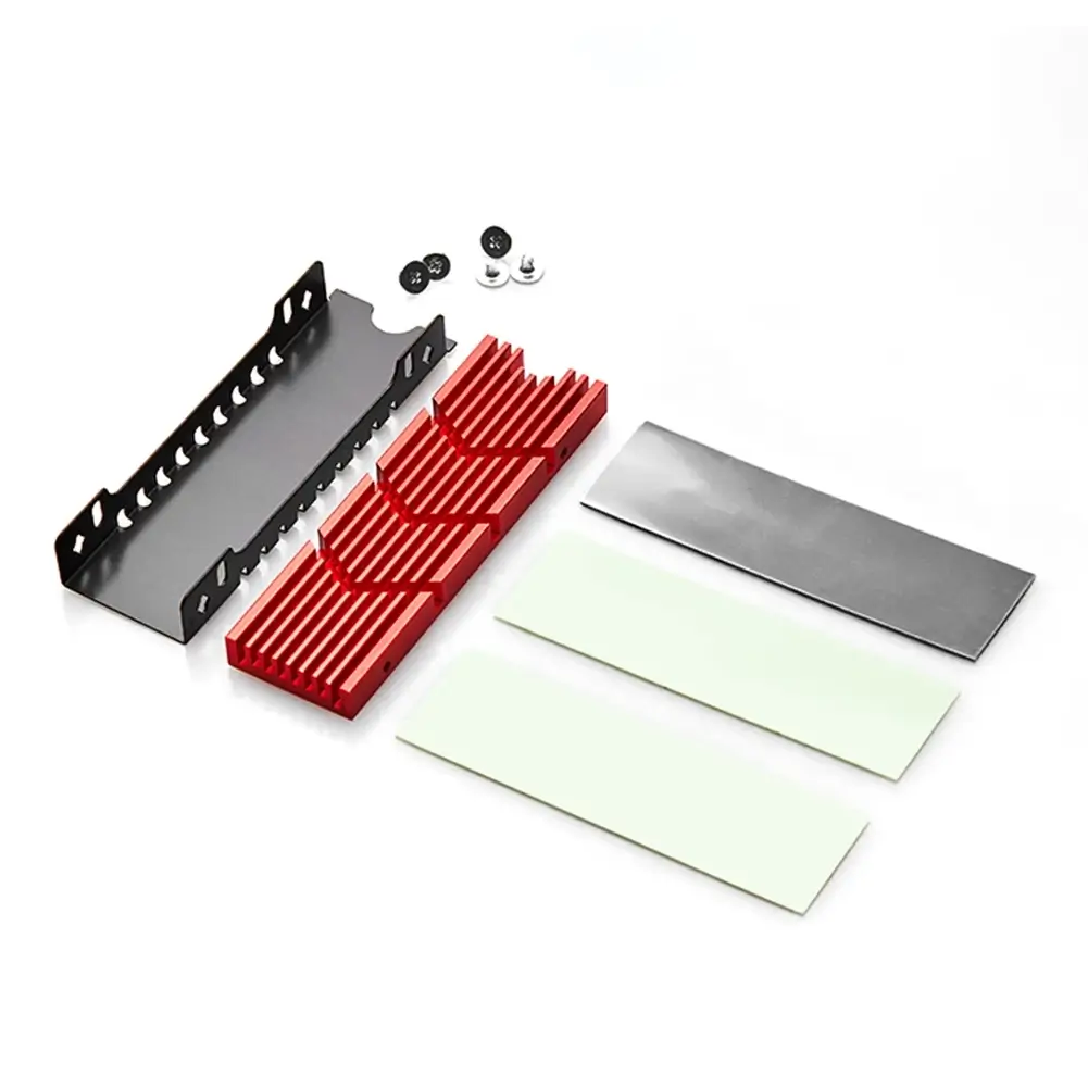 M.2 2280 SSD üçün Alüminium Radiator Heatsink (Termal Pad ilə) - Image 2